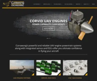 Currawongeng.com(Currawong are specialists in unmanned aerial vehicle engines) Screenshot