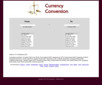 Currency-Conversion.info(Currency Exchange Rate Converter) Screenshot