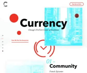 Currencychicago.org(Chicago's FinTech Center of Excellence) Screenshot