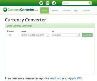 Currencyconverter.co.uk(Currency Converter) Screenshot