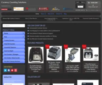 Currencycountingsolutions.com(Currency Counting Solutions) Screenshot