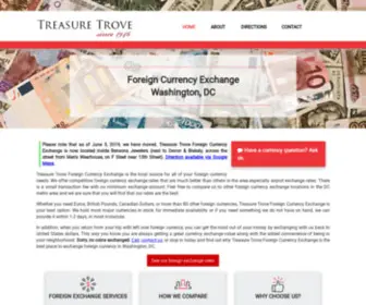 Currencyexchangedc.com(Treasure Trove) Screenshot