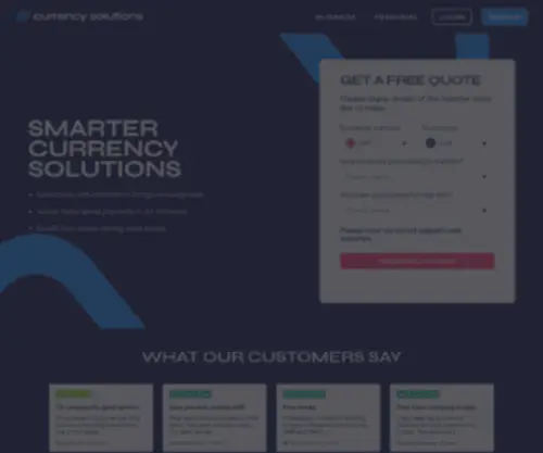 Currencysolutions.com(Currency Solutions) Screenshot