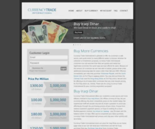 Currencytradeinternational.com(Currency Trade International) Screenshot