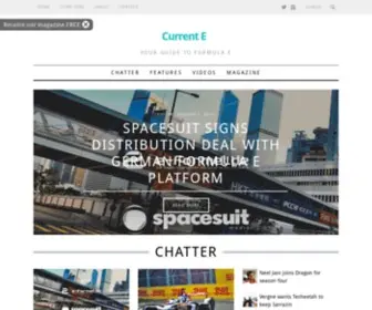 Current-E.com(Formula E news) Screenshot