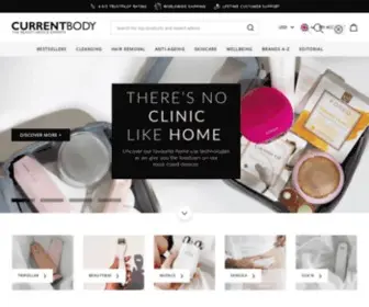 Currentbody.com(The Beauty Device Experts) Screenshot