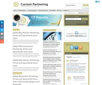 Currentpartnering.com(Life science deals) Screenshot