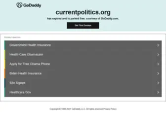 Currentpolitics.org(Current Politics) Screenshot