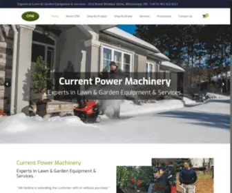 Currentpowerinc.ca(Lawn Mowers) Screenshot