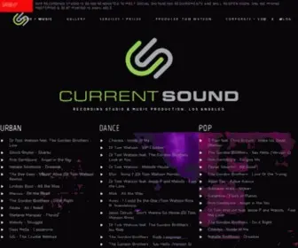 Currentsound.com(Current Sound) Screenshot