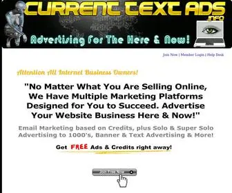 Currenttextads.info(Credit Mailer) Screenshot