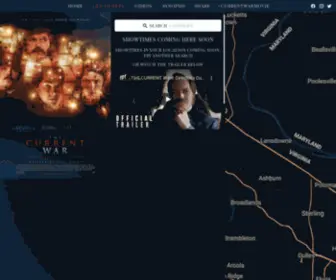 Currentwarmovie.com(Search for screenings / showtimes and book tickets for The Current War) Screenshot