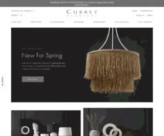 Curreyandcompany.com(Currey & Company) Screenshot