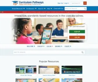 Curriculumpathways.com(Curriculumpathways) Screenshot