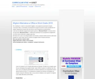 Curriculumvitaeeuropeo.org(Curriculum vitae) Screenshot