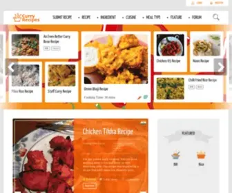 Curry-Recipes.co.uk(Curry Recipes) Screenshot