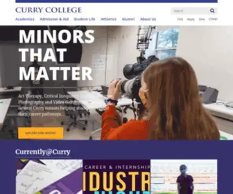 Curry.edu(Curry College) Screenshot