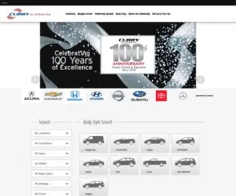 Curryauto.com(Curry Automotive) Screenshot