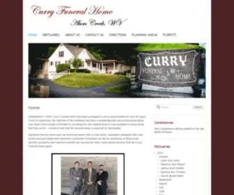 Curryfuneralhome.org(Curry Funeral Home) Screenshot