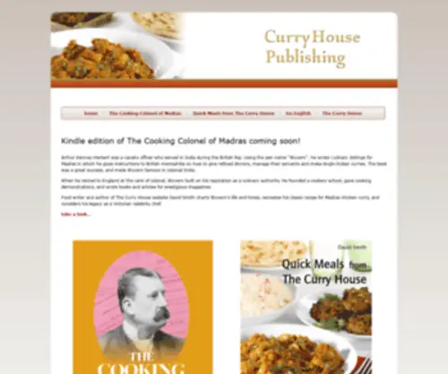 Curryhousepublishing.com(Quick Meals from The Curry House) Screenshot