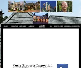 Currypropertyinspection.com(Fort Worth Texas home inspectors and Curry Property Inspection realizes that the purchase of a home) Screenshot