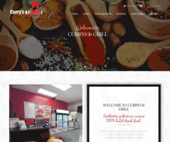 Currysandgrill.ca(Currys & Grill) Screenshot