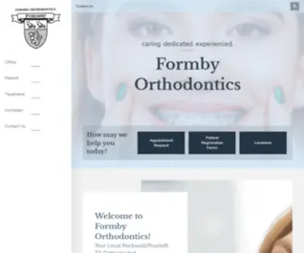 Currysmiles.com(Formby Orthodontics) Screenshot