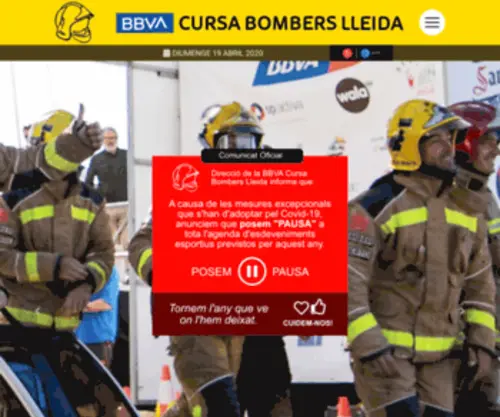 CursabbvacXbomberslleida.com(BBVA Cursa Bombers Lleida) Screenshot