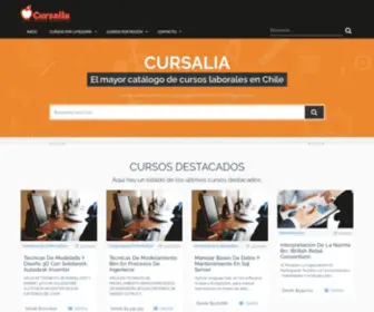 Cursalia.cl(Cursos Presenciales y Online en Chile) Screenshot