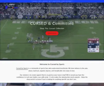 Cursedbysports.com(Cursed by Sports) Screenshot