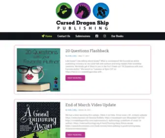 Curseddragonship.com(Independant Small Press specializing in Horror) Screenshot