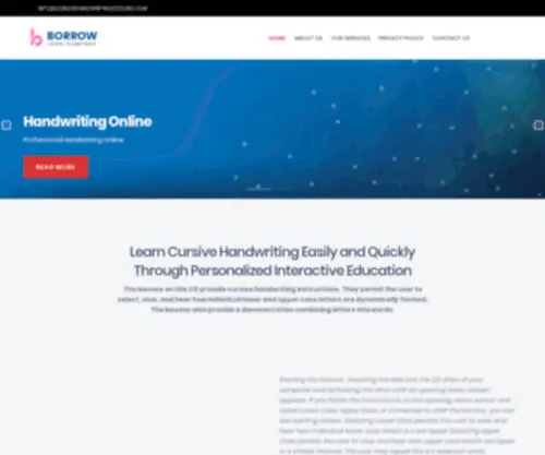 Cursivehandwritinglessons.com(Cursive Handwriting Lessons) Screenshot