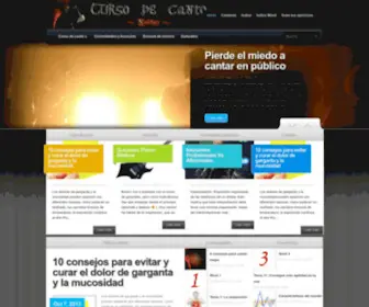 Curso-DE-Canto.com(Curso de Canto) Screenshot