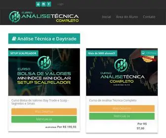 Cursoanalisetecnica.com(Curso de Análise Técnica e daytrade) Screenshot