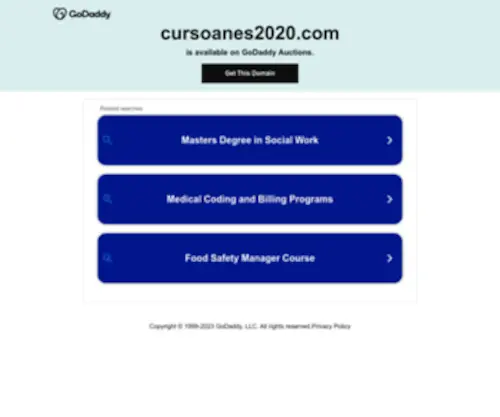 Cursoanes2020.com(Cursoanes 2020) Screenshot