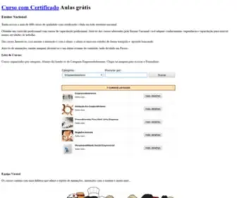 Cursocertificado.com.br(Aulas Grátis) Screenshot