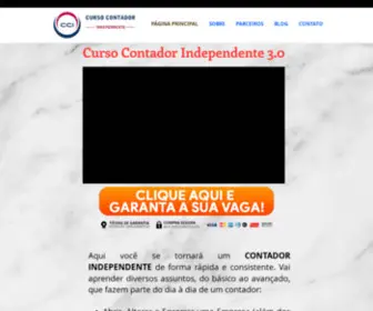 Cursocontadorindependente.com.br(Curso Para Contador Iniciante) Screenshot