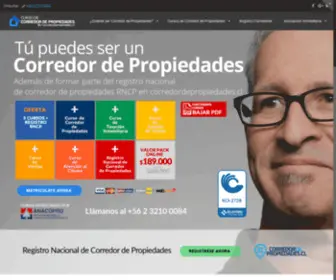 Cursodecorredordepropiedades.cl(Cursodecorredordepropiedades) Screenshot