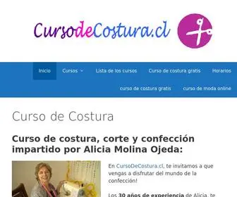 Cursodecostura.cl(Curso de costura) Screenshot