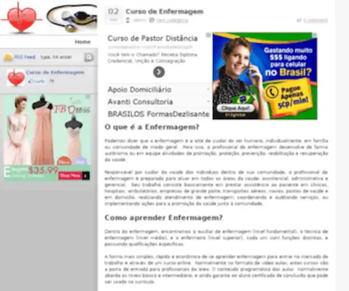 Cursodeenfermagem.net.br(Curso de Enfermagem) Screenshot