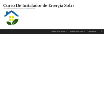 Cursodeinstaladordeenergiasolar.com(Cursodeinstaladordeenergiasolar) Screenshot