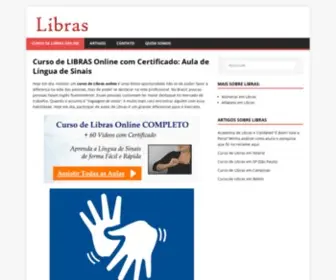 Cursodelibras.org(Curso de LIBRAS Online com Certificado) Screenshot