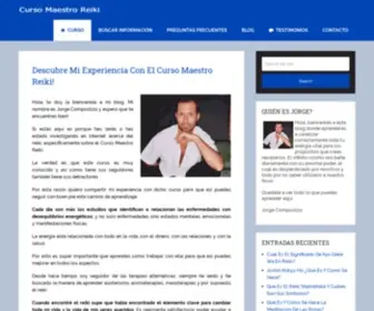 Cursodemaestroreiki.com(Curso Maestro Reiki) Screenshot