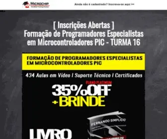 Cursodemicrocontrolador.com.br(Curso de Microcontrolador) Screenshot