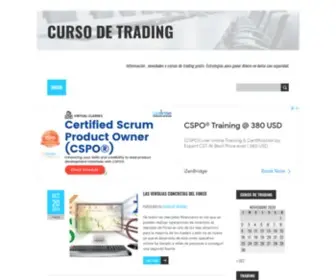 Cursodetrading.org(Curso de trading y bolsa) Screenshot