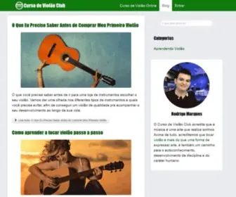 Cursodeviolaoclub.com(Curso de Violão Online) Screenshot