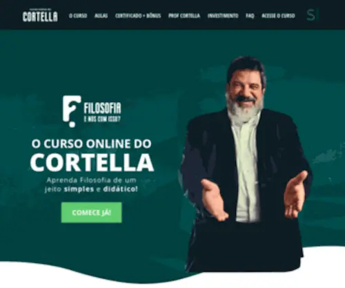 Cursodocortella.com.br(Curso online do Cortella) Screenshot