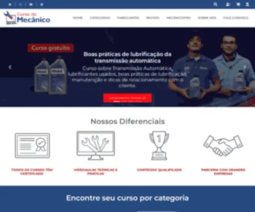 Cursodomecanico.com.br(Curso do Mecânico) Screenshot