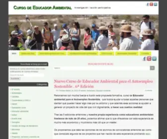 Cursoeducadorambiental.org(Curso de Educador Ambiental) Screenshot