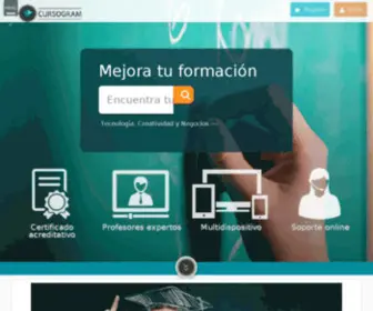 Cursogram.com(Cursos online y formación en vídeo) Screenshot